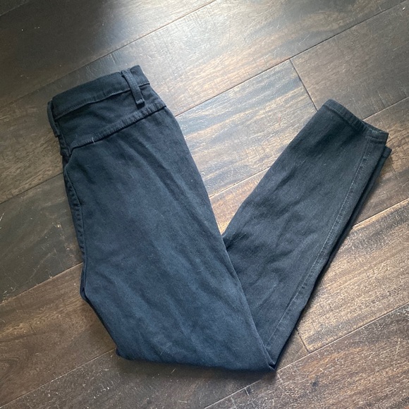 90s Black Strait Leg Jeans - Picture 4 of 15